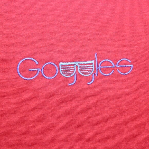 Vintage Hanes Mens Large 2 Button 50/50 Red Polo Shirt Made USA Preppy Shirt - Picture 5 of 9